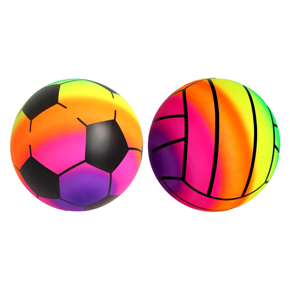 Palla Gonfiabile da 22 cm Rainbow Gradient per Gioco all'Aperto – Unisex