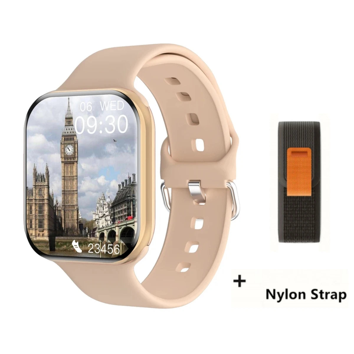 Smartwatch 2026 GPS per Apple, AMOLED HD 1.9", 10 sport, impermeabile IP68,…