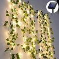 Catena LED solare 5 m con foglie di acero – Luci per giardino e Natale