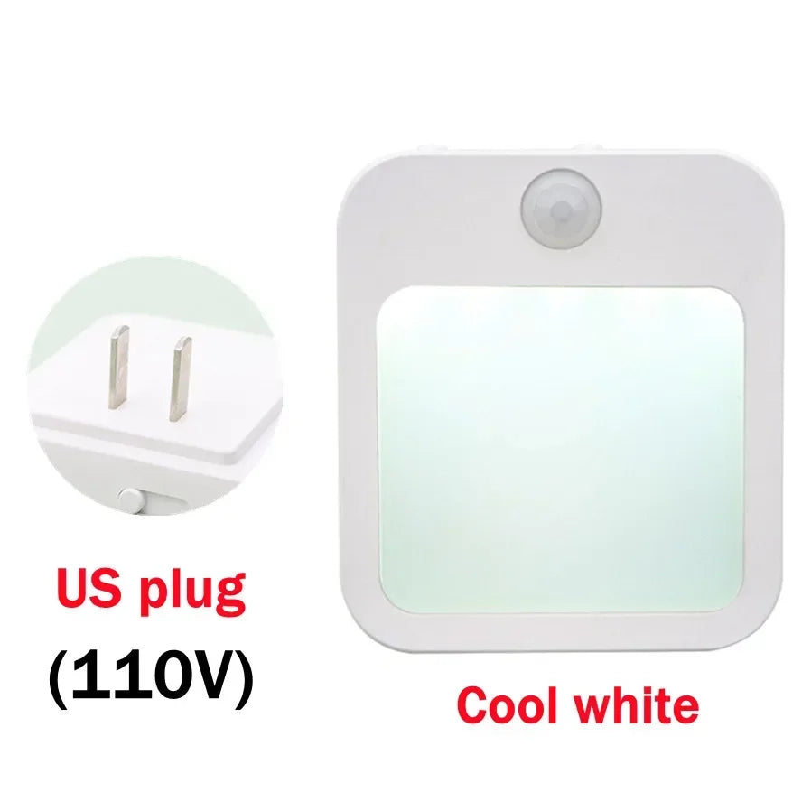 Lampada notturna LED con sensore di movimento dimmerabile, EU plug