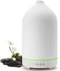 Diffusore Ultrasonico in Ceramica 100 ml con Timer e Luci LED Cambianti