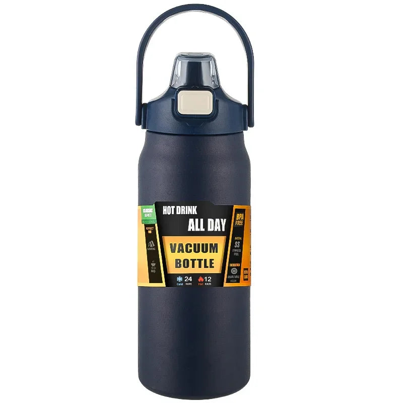 Borraccia Termica Sportiva in Acciaio Inox con Cannuccia, 304ml