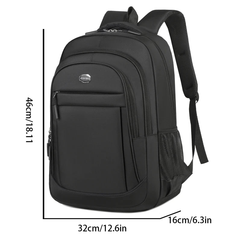 Sac à dos grande capacité unisexe pour le voyage, le travail et l'école
