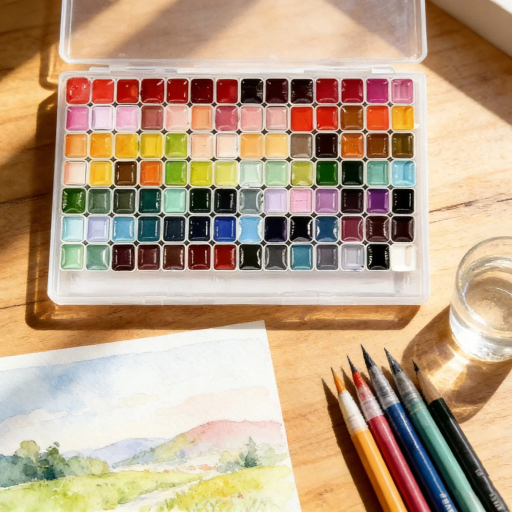 artist watercolor paint 24/36/48/60/98/130/150 colors art set professional drawing pigment art supplies