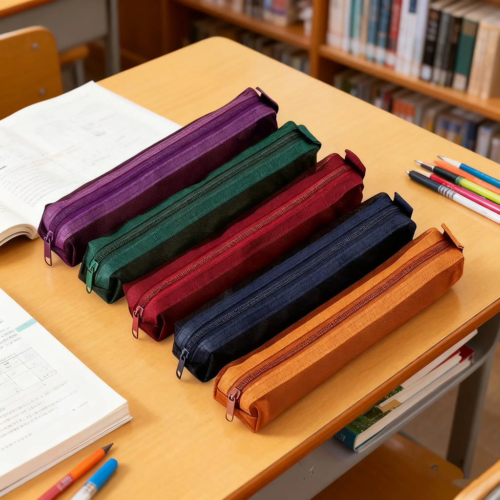 Portapenne organizer scolastico multifunzione zippered