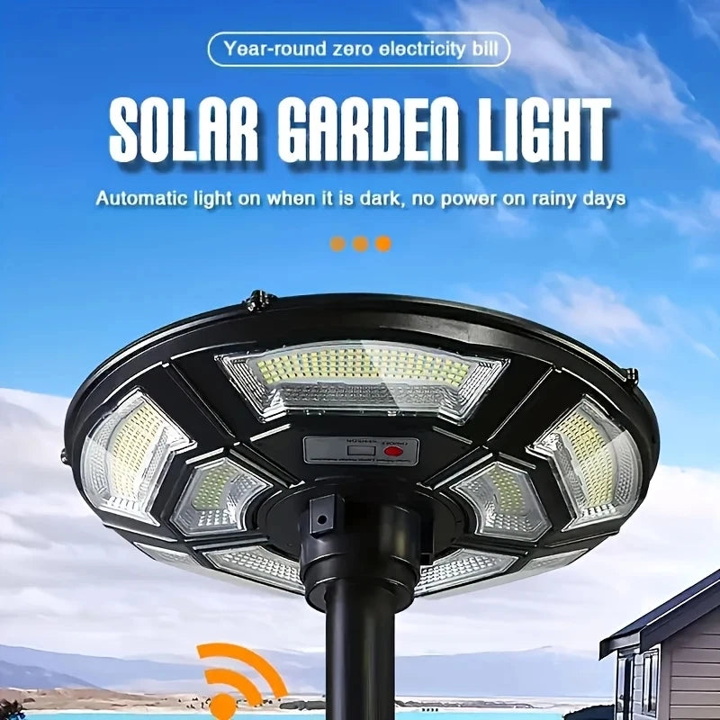 Lampada da Giardino Solare UFO con Sensore di Movimento – Accensione Automatica