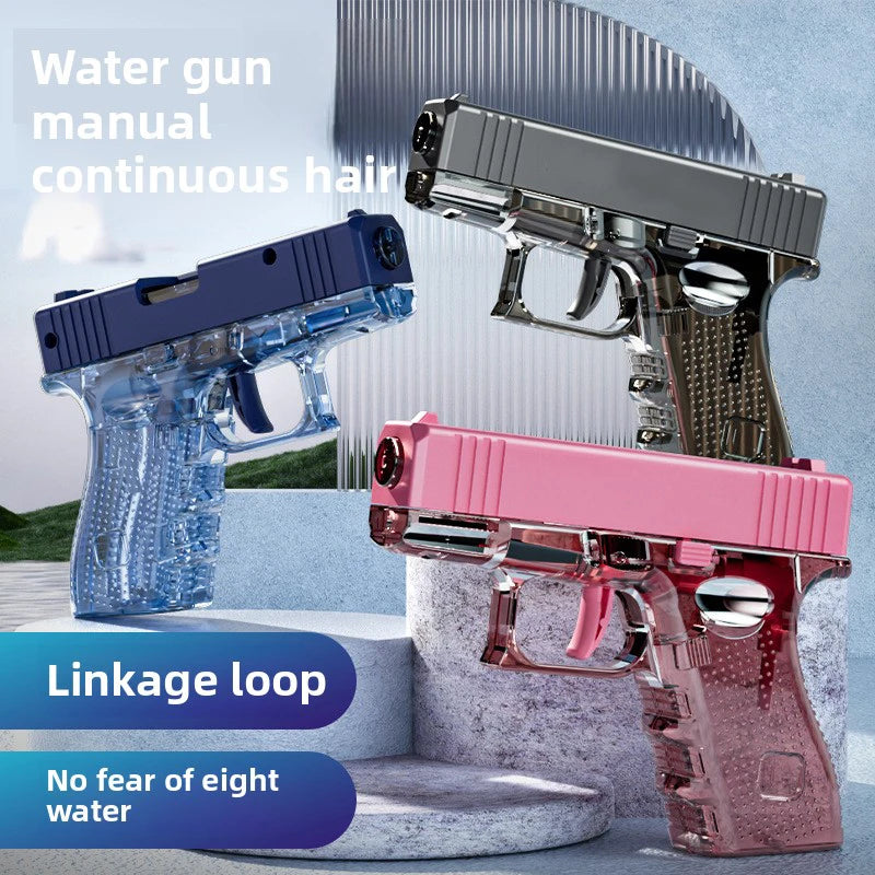 Manual Water Gun Large Capacity Water Pistol Beach Outdoor Toy Continuous Firing Swimming Pool Toys