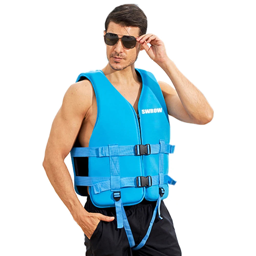 Neoprene Life Jacket for Adults and Children Water Sports