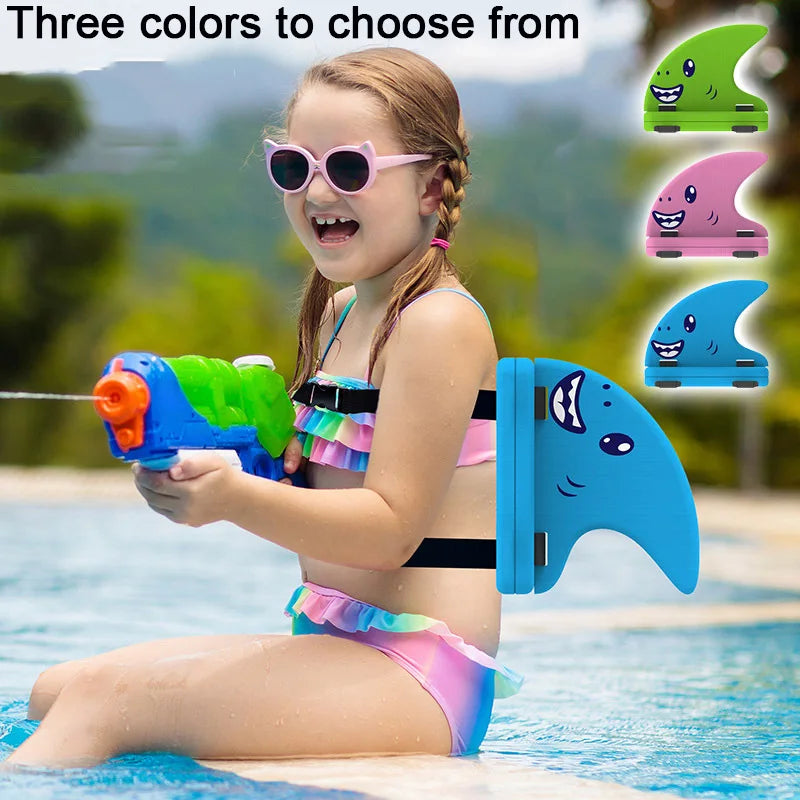 Galleggiante per bambini a forma di squalo – supporto sicuro in piscina e lago