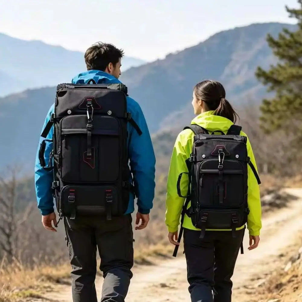 Travel Backpack Large Capacity 17 Inch Laptop Backpack with Dry Wet Separation Hiking Backpack for Men