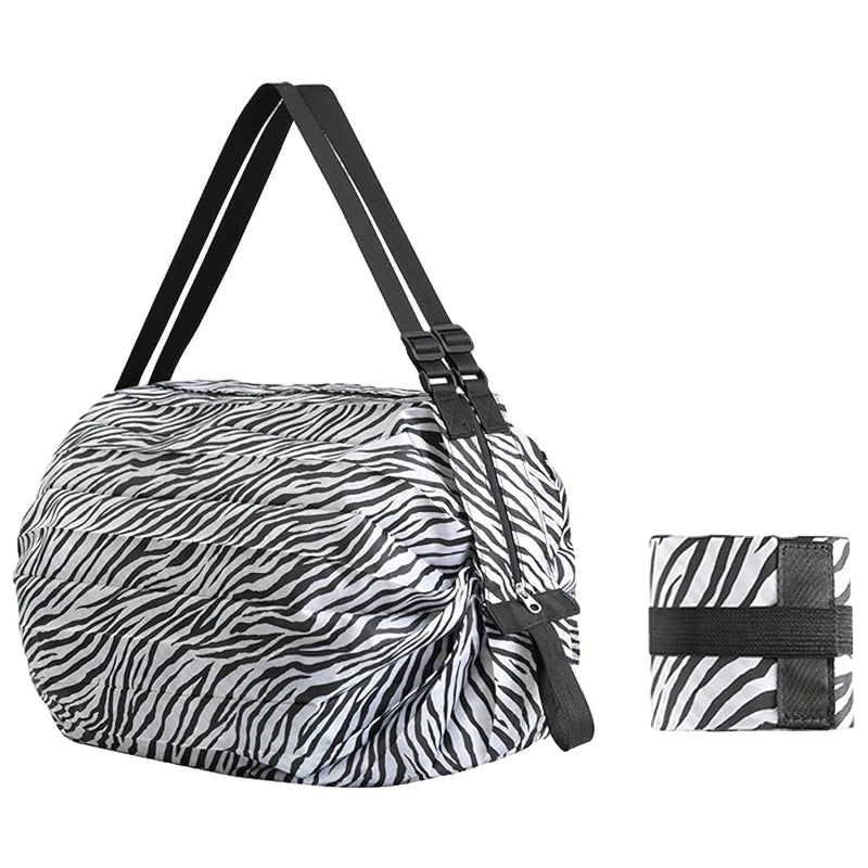 Borsa da Shopping Pieghevole Impermeabile per Viaggi, 48‑64 L, 20 kg