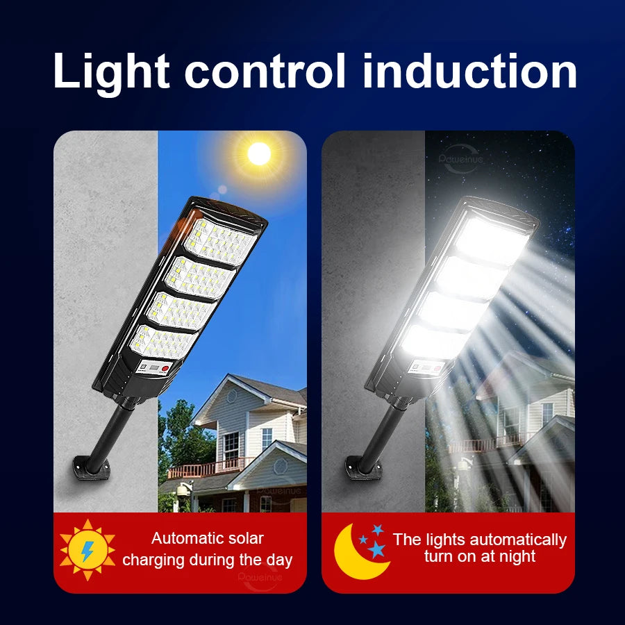 Lampada da Parete Solare LED con Sensore di Movimento, 84 LED, IP67, per…