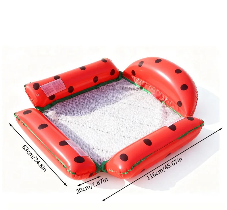 Hamac gonflable pliable en PVC pour piscine et mer – Matelas flottant d'été
