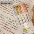 Set di evidenziatori a doppia punta 6 colori – Pastelli giapponesi