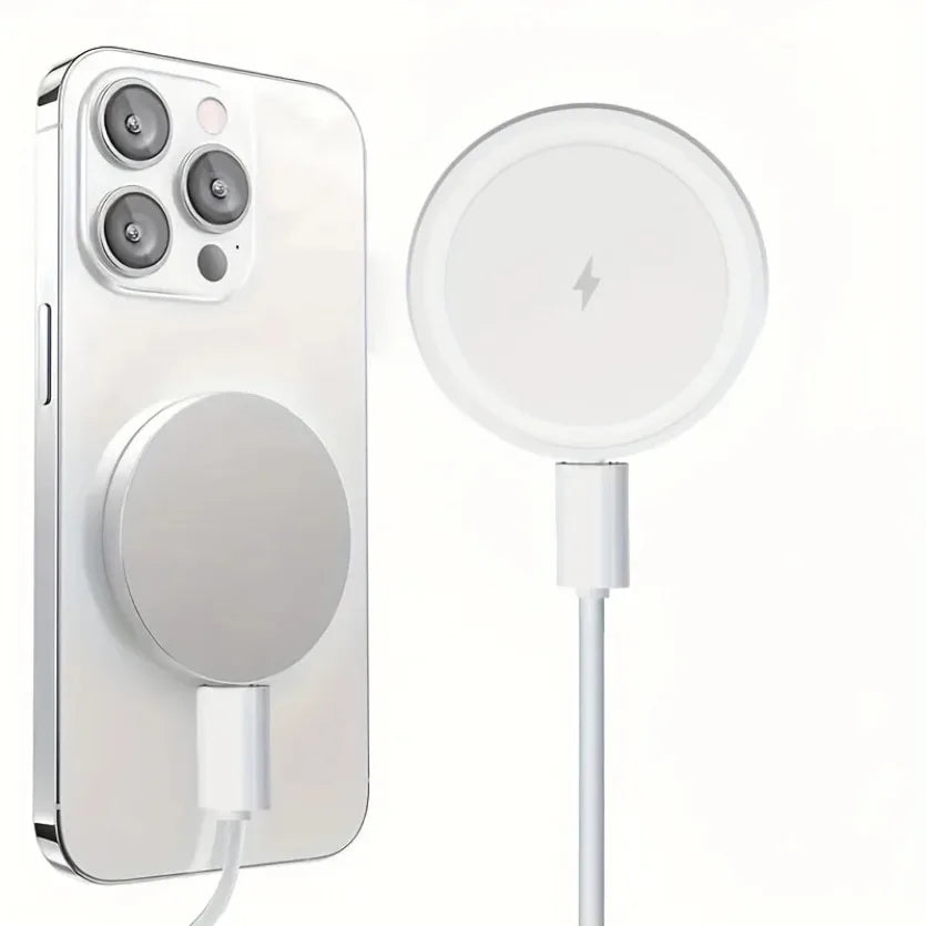 Caricatore Wireless Magnetico 15W per iPhone 12‑17, AirPods 4 Pro – Pad Ultra…
