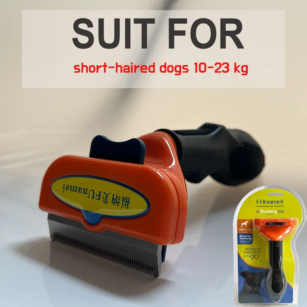 Spazzola anti-pelo per cani e gatti – Rimuove il sottopelo, ergonomica