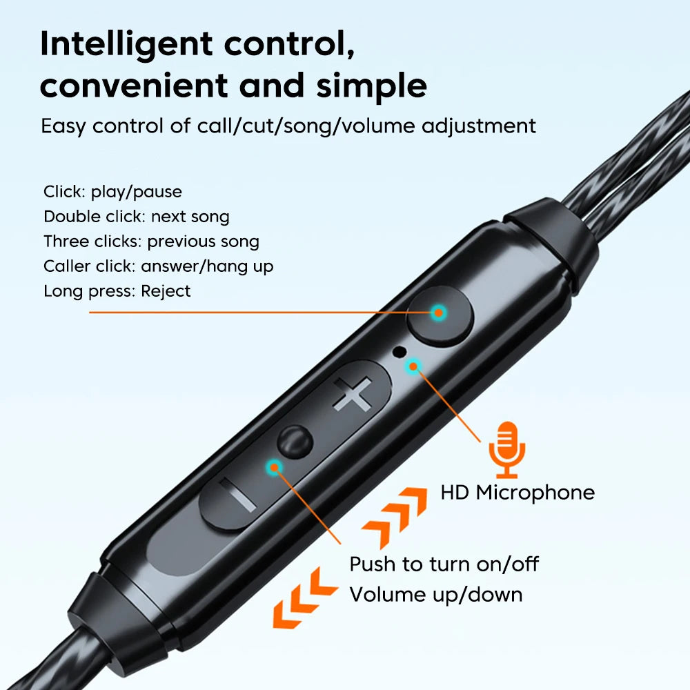 Cuffie In-Ear con Connettore Type‑C, Bass Potente e Controllo Volume