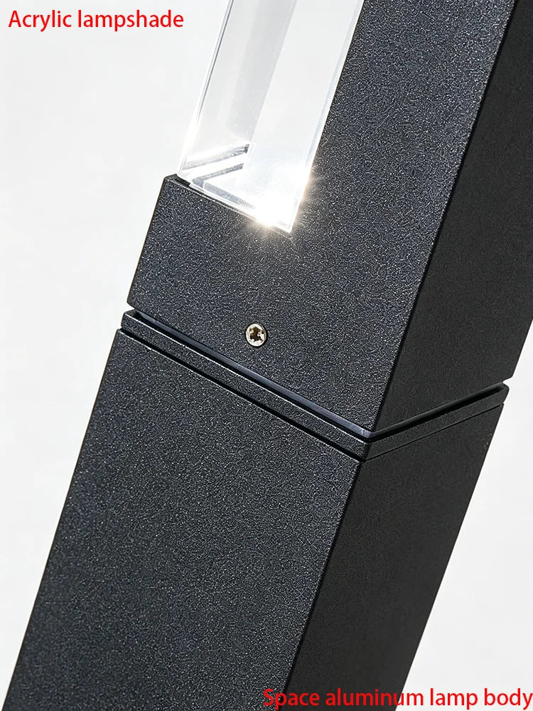 Lampada LED da Giardino Impermeabile 30-80 cm – Design Contemporaneo