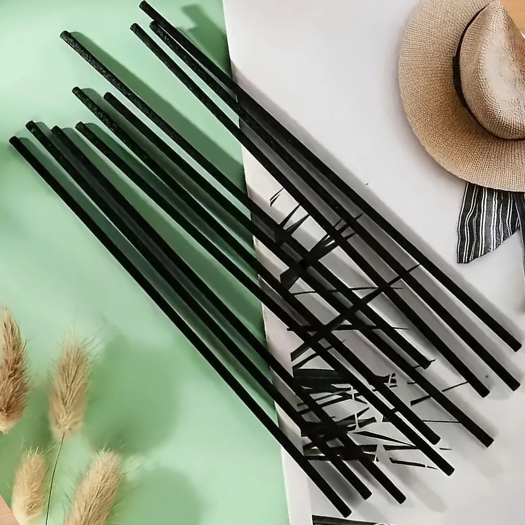 10/50pcs aromatherapy sticks, diffuser sticks, black fragrance diffusing strips, long-lasting, suitable for indoor use in bathro