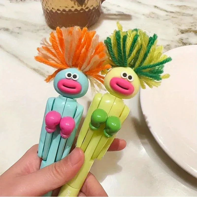 Penna a sfera Big Mouth anti‑stress – Design cartoon, scrittura fluida 1 mm