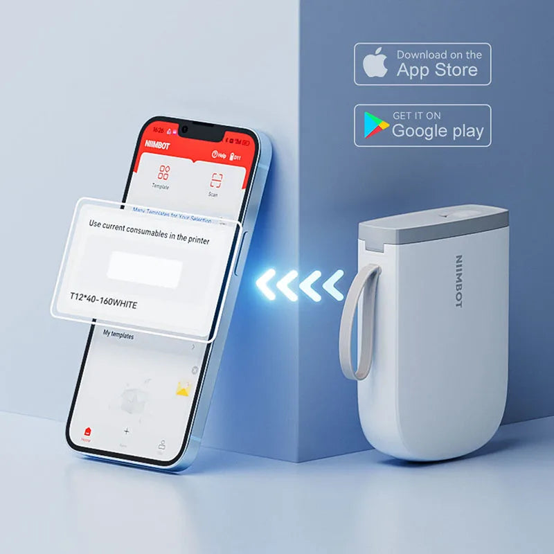 Stampante Etichette Termica Portatile Bluetooth 300DPI D11