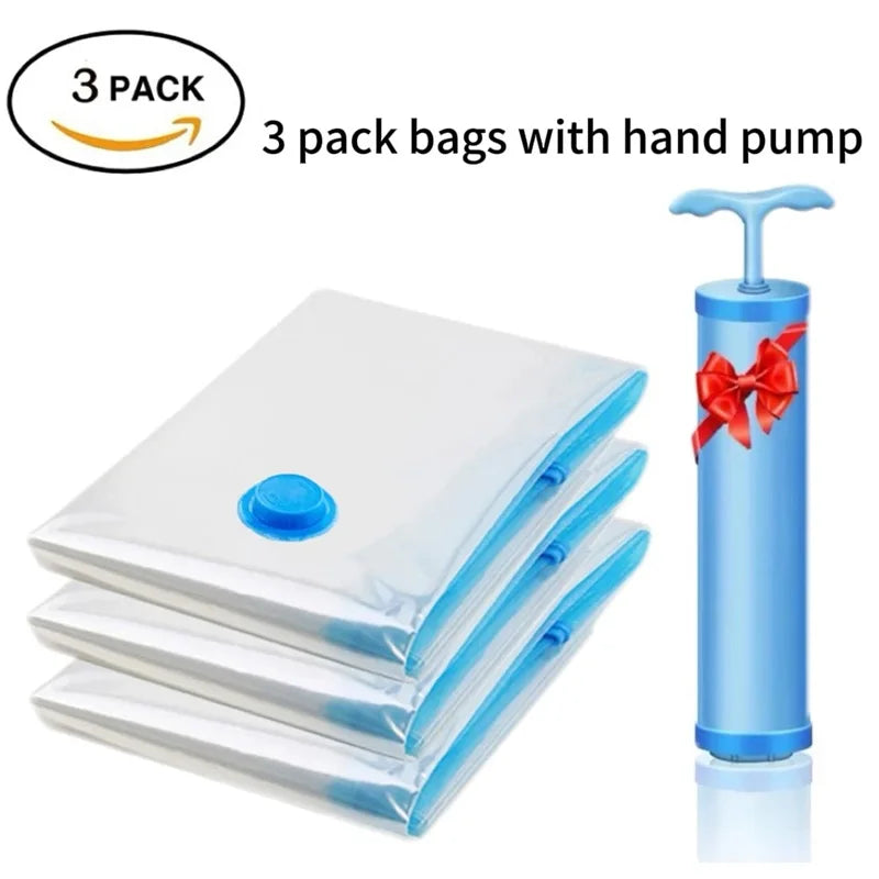 Vacuum Seal Bag Vacuum Storage Bags for Storing Clothes Organizer Space Saving Bags for Pillow Blanket Travel Vacuum Bag Package