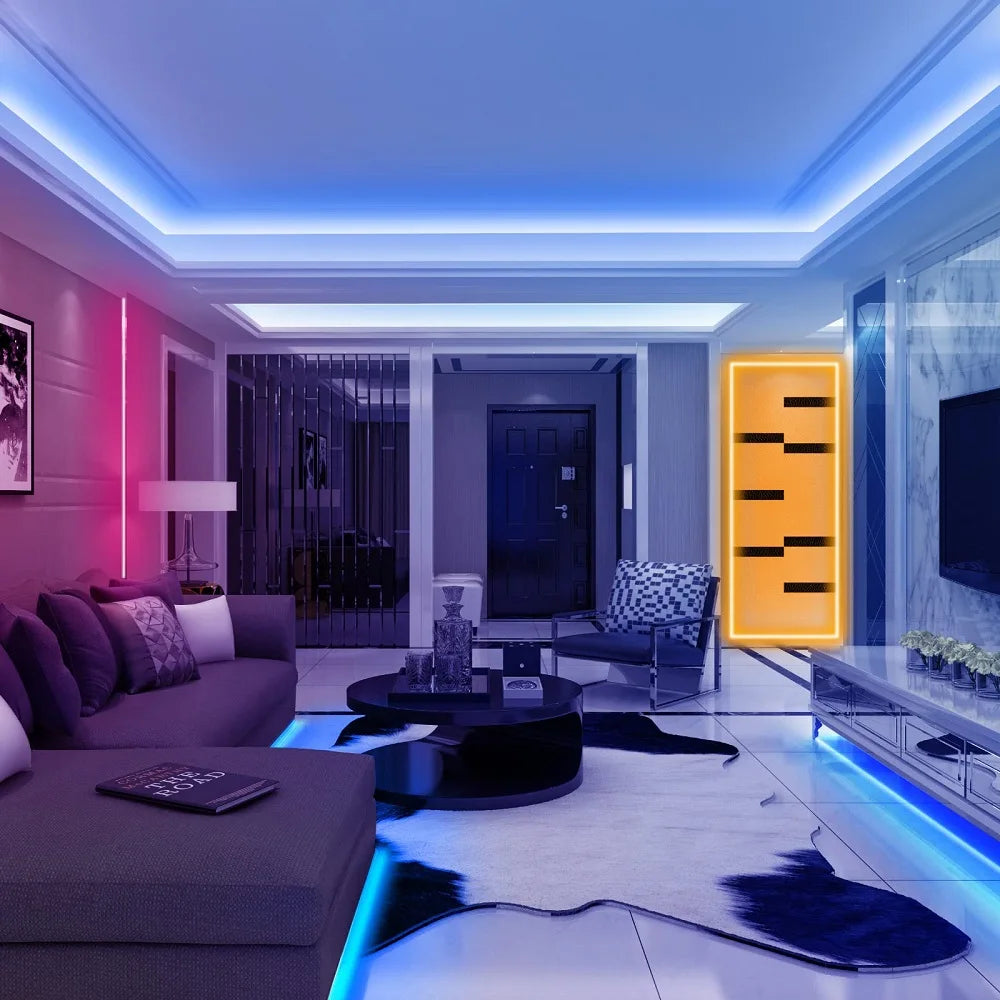 Striscia LED RGB 5V 1‑5 m con telecomando IR 24 tasti – USB, colori regolabili