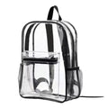 Sac à dos transparent en PVC robuste - Approuvé pour la sécurité, l'école, le stade et les festivals