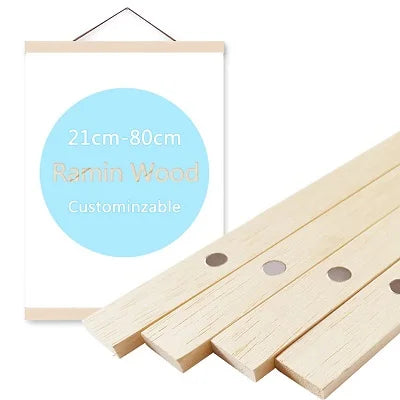 Cornice Magnetica in Legno Teak 8 Colori 30-50cm