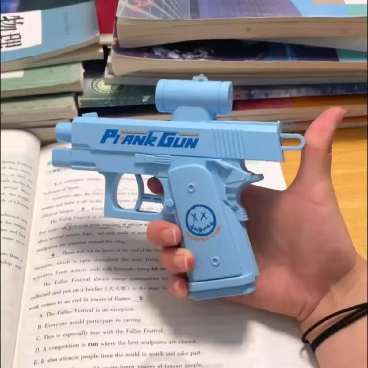 Pistola Acqua Doppia Retro - Giocattolo Prank Estate per Adulti e Bambini
