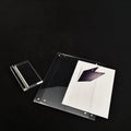 Acrylic Desktop Display Frame Transparent Photo Frame Poster Display Stand Postcard Certificates Price Tags Display Frame