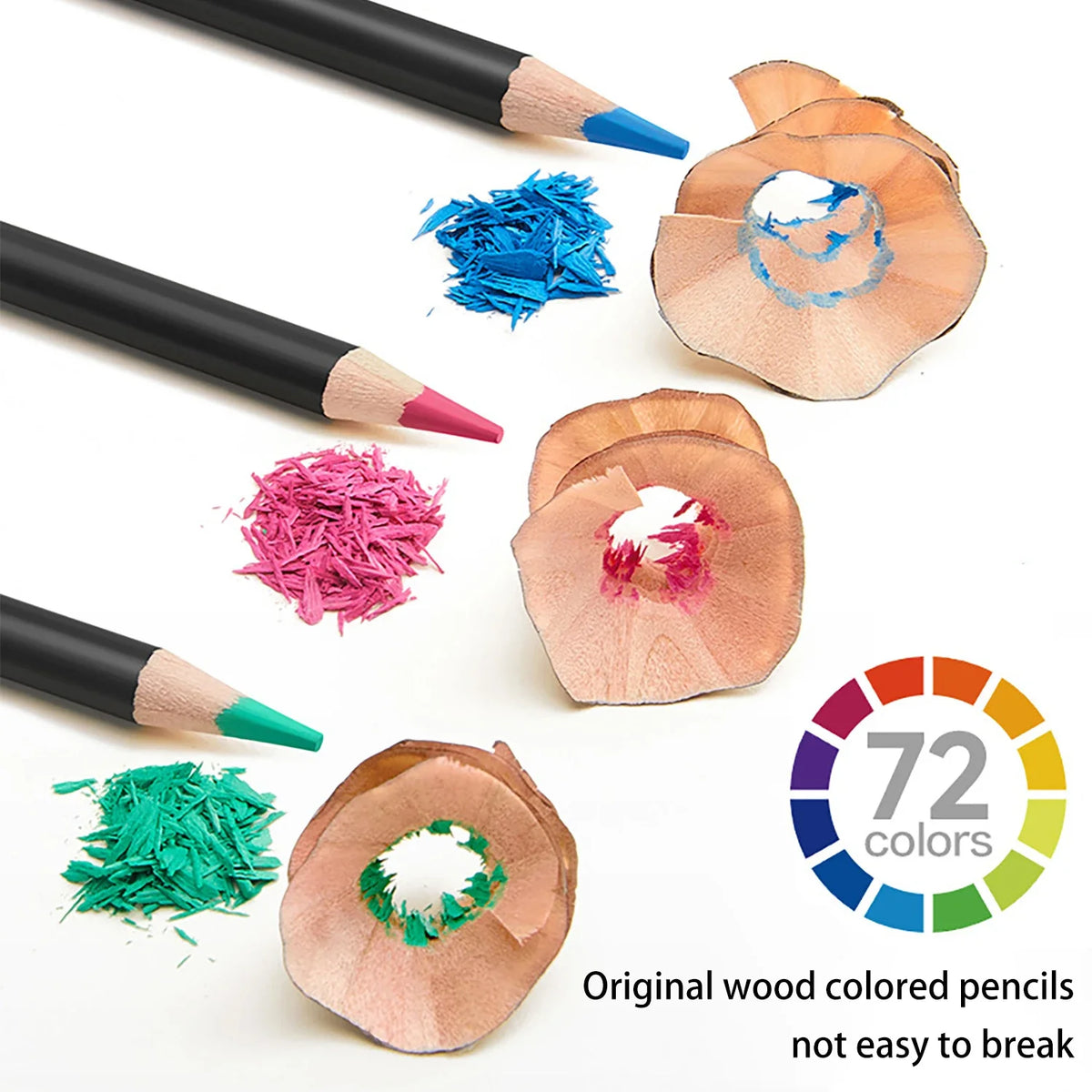 24/36/48/72 Professional Colored Watercolor Pencils Set for Adults & Teens - Premium Art Supplies with Vibrant Colors