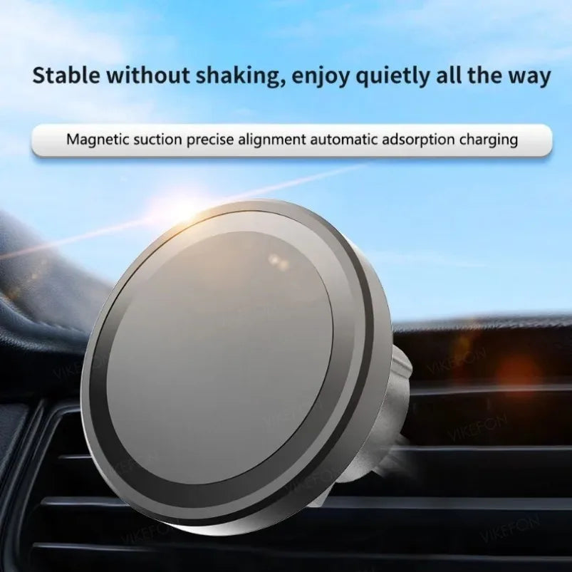 Supporto magnetico per auto con ricarica wireless 15W per iPhone 12‑16