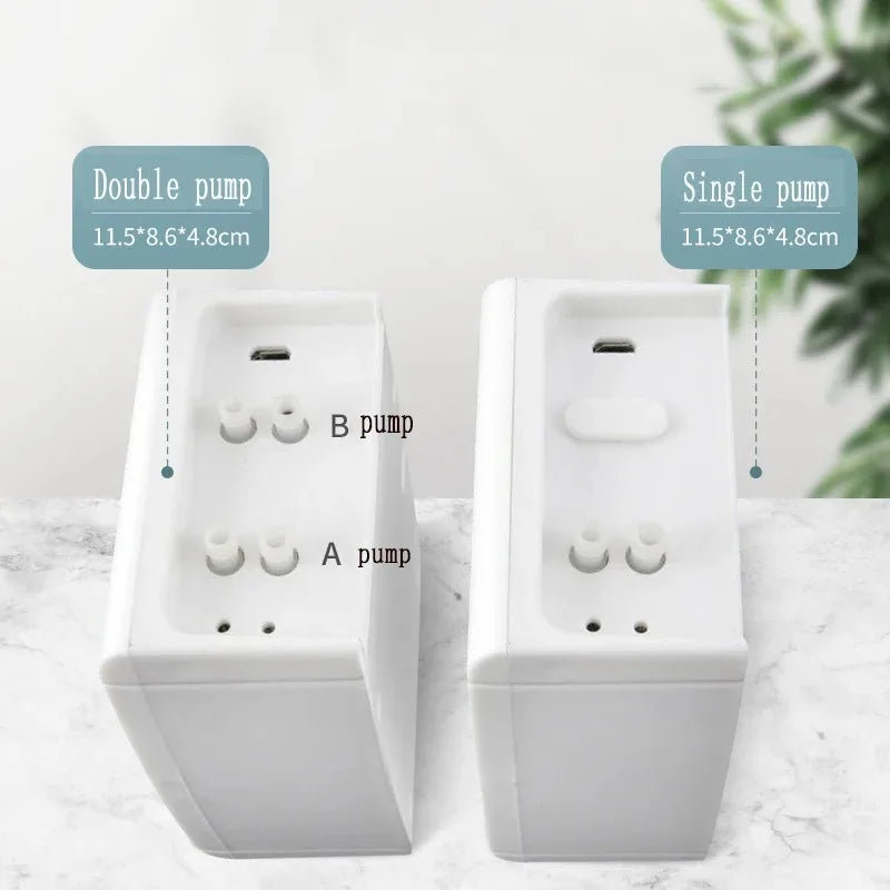 Irrigazione a goccia con timer doppio pompa, energia solare, controllo
