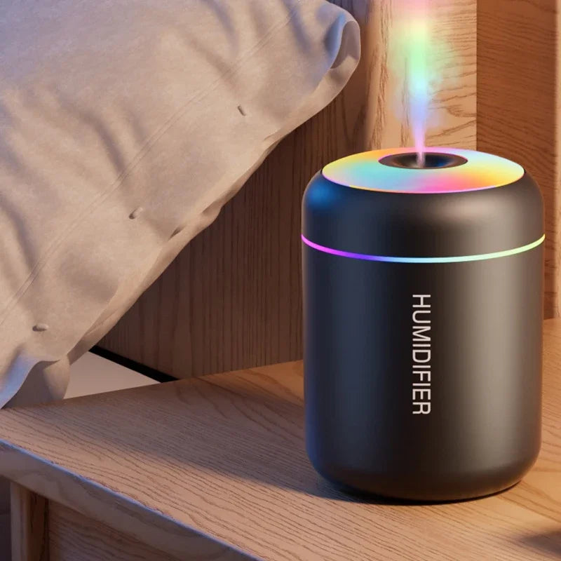 Umidificatore USB Mini da 180 ml con Diffusore di Aromi e Luci LED per Casa e…