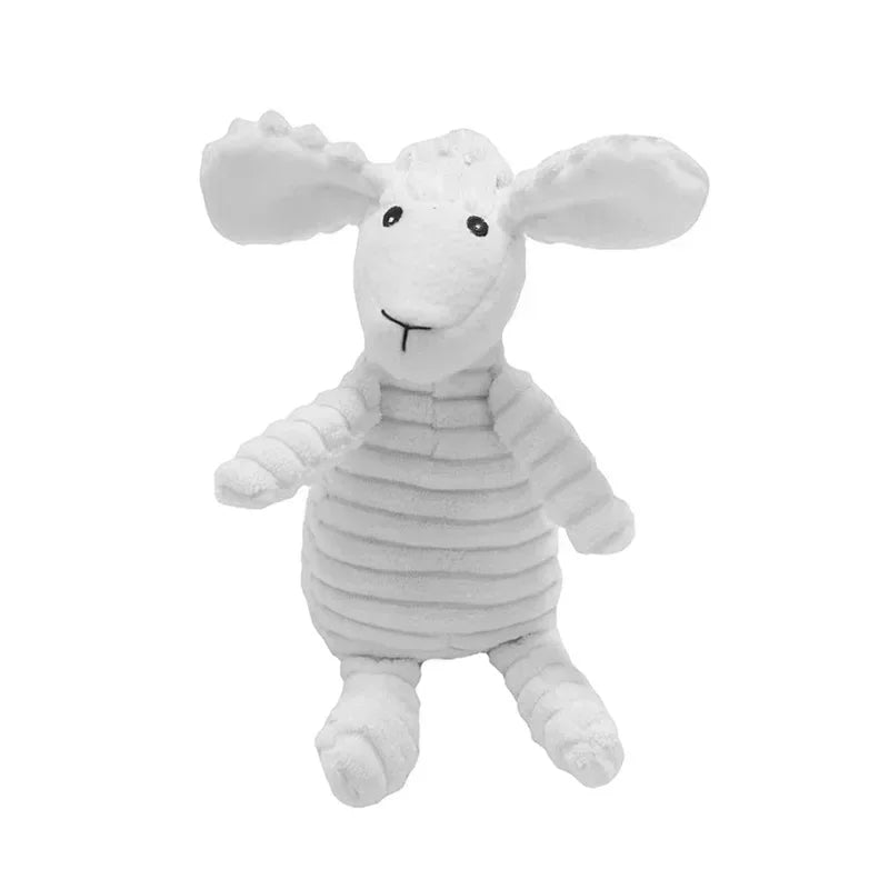 Giocattolo peluche a forma di animale per cani – morso resistente e suono