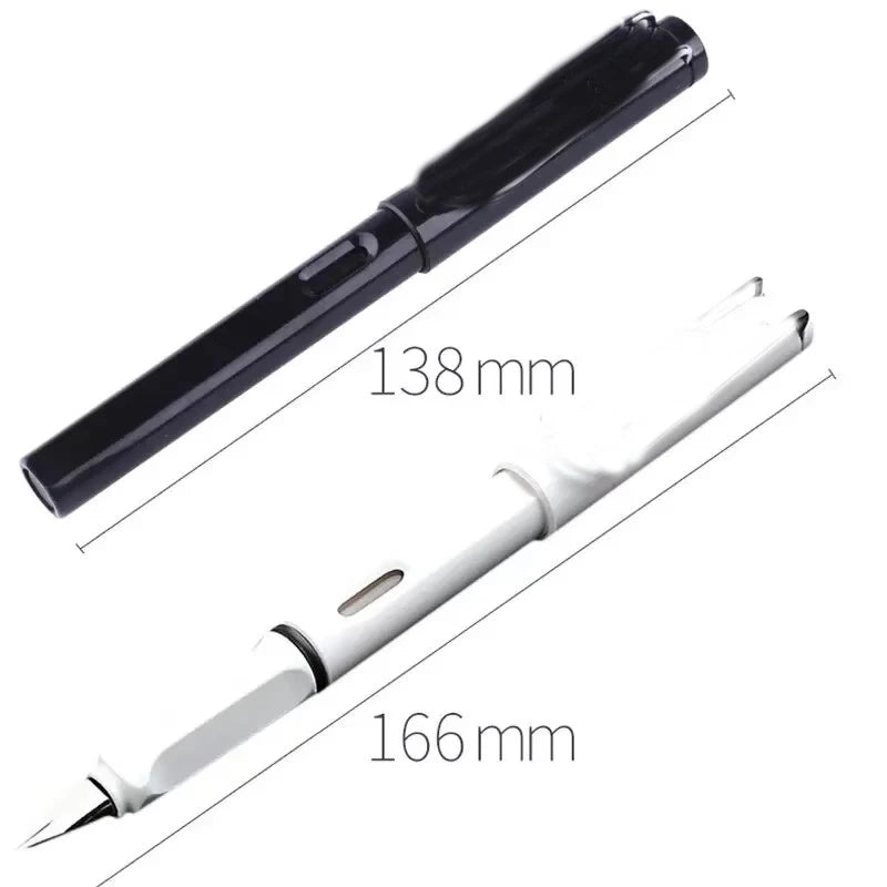 Set di penne stilografiche ricaricabili 0,38 mm per calligrafia e scrittura – 3…