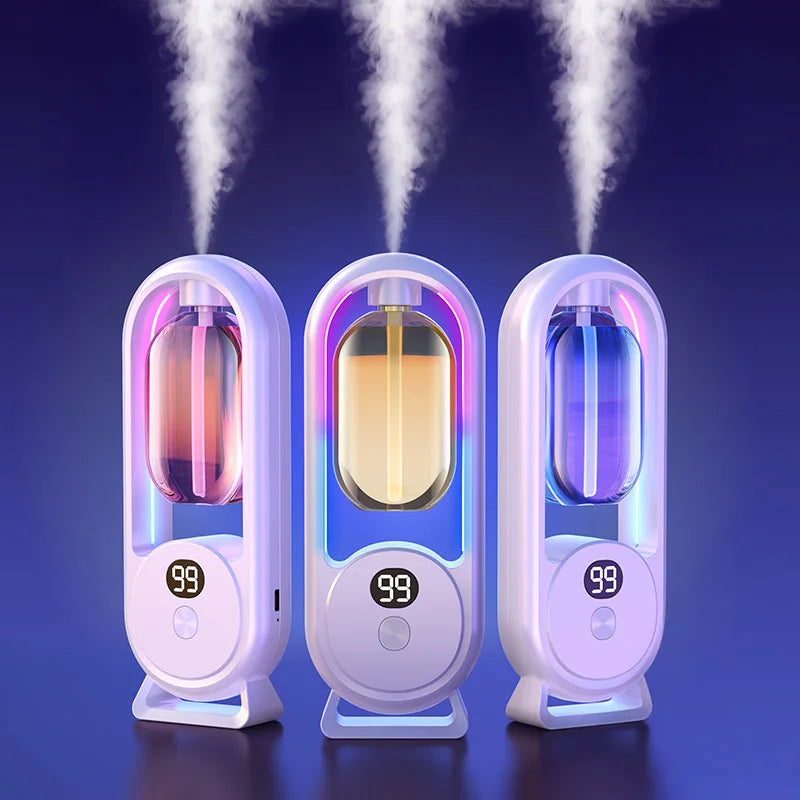 Diffusore portatile ricaricabile per aromaterapia, 5 velocità, deodorante