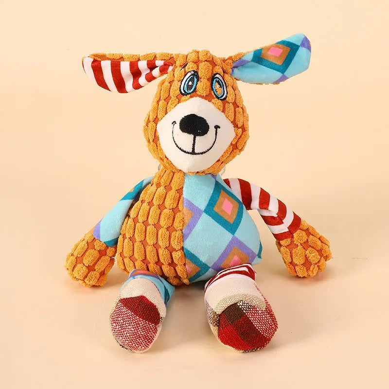 Gioco di peluche per cani – Animale carino, resistente al morso, con fischio