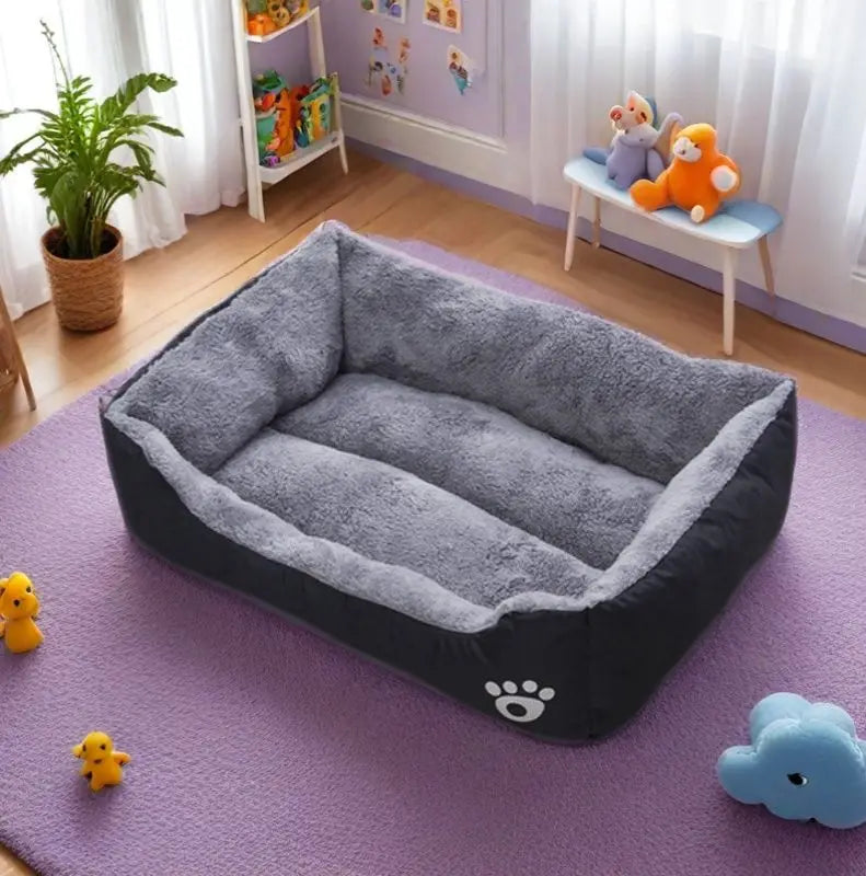 Cuccia Plush per Cani - Letto Non Scivoloso e Resistente, Taglie S-XL