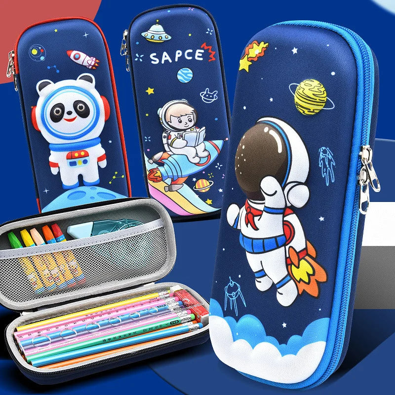 Astuccio 3D Kawaii in EVA, grande capacità, impermeabile, leggero per scuola