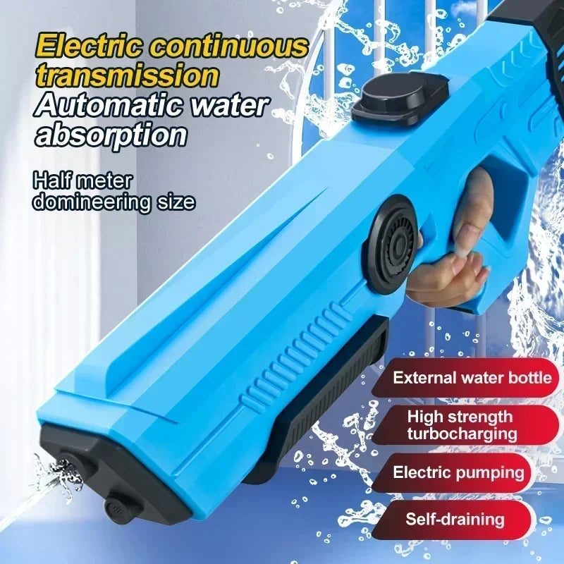 Pistola ad Acqua Automatica a Batteria per Estate, Gioco Esterno Bambini e…