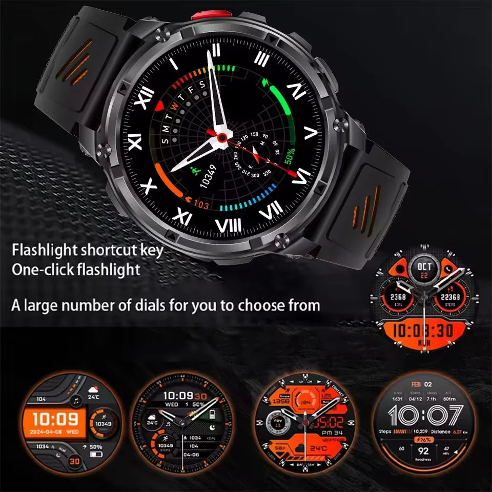 Smartwatch militare T‑Rex 3 Pro 1100 mAh GPS waterproof 5ATM – 1.73″ AMOLED
