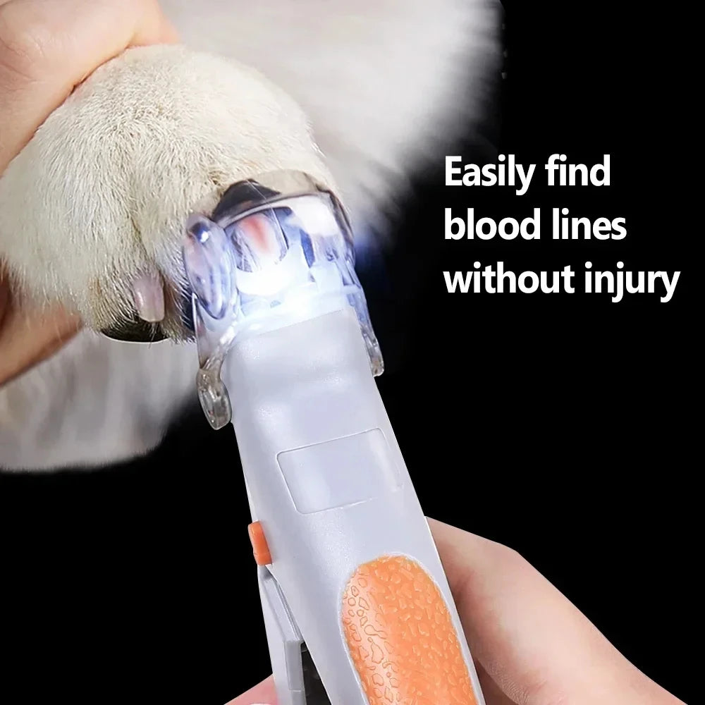 Tagliaunghie LED professionale per cani, gatti e conigli – Forbici per artigli