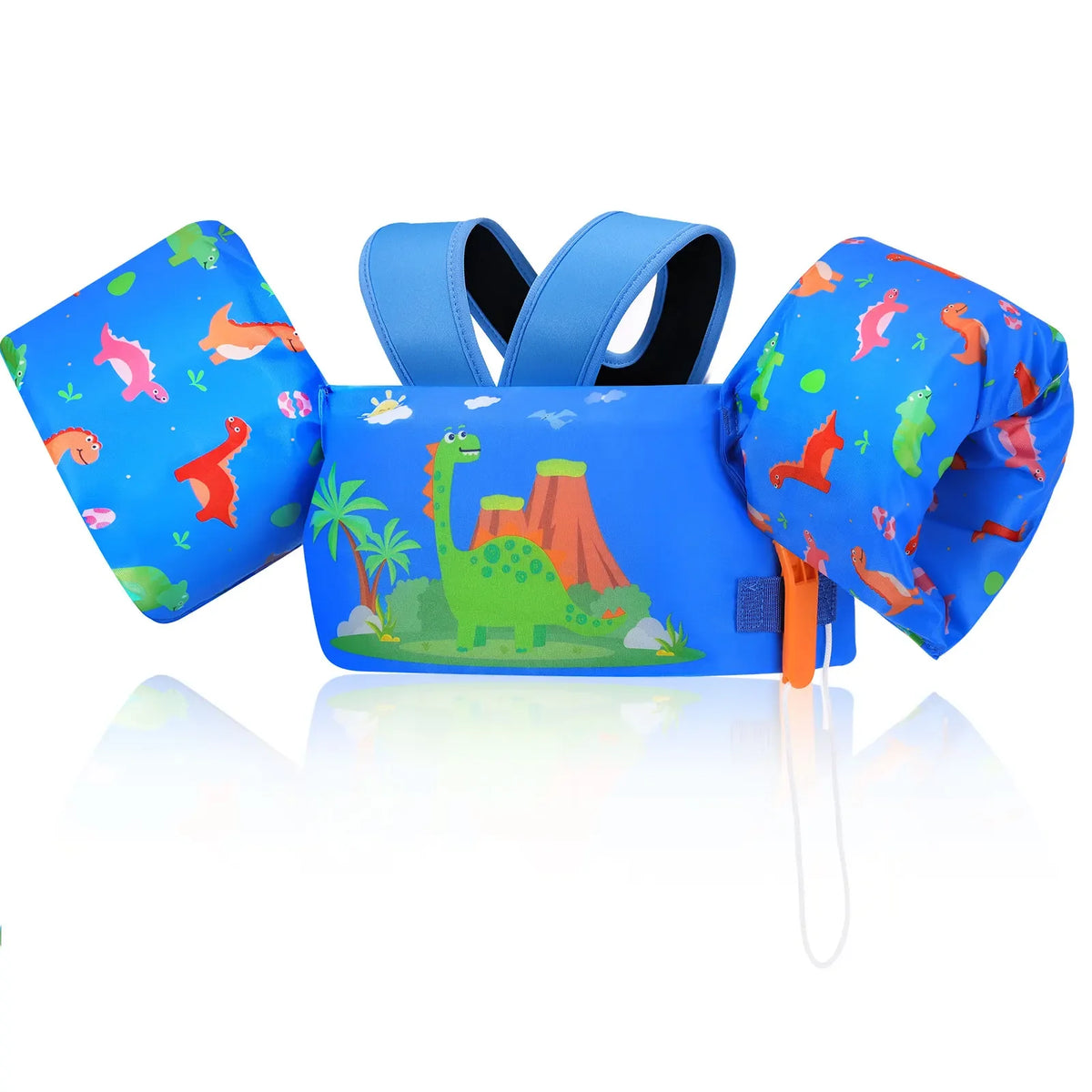 Gilet de sauvetage pour enfants avec sifflet, brassards en mousse pour piscine et kayak