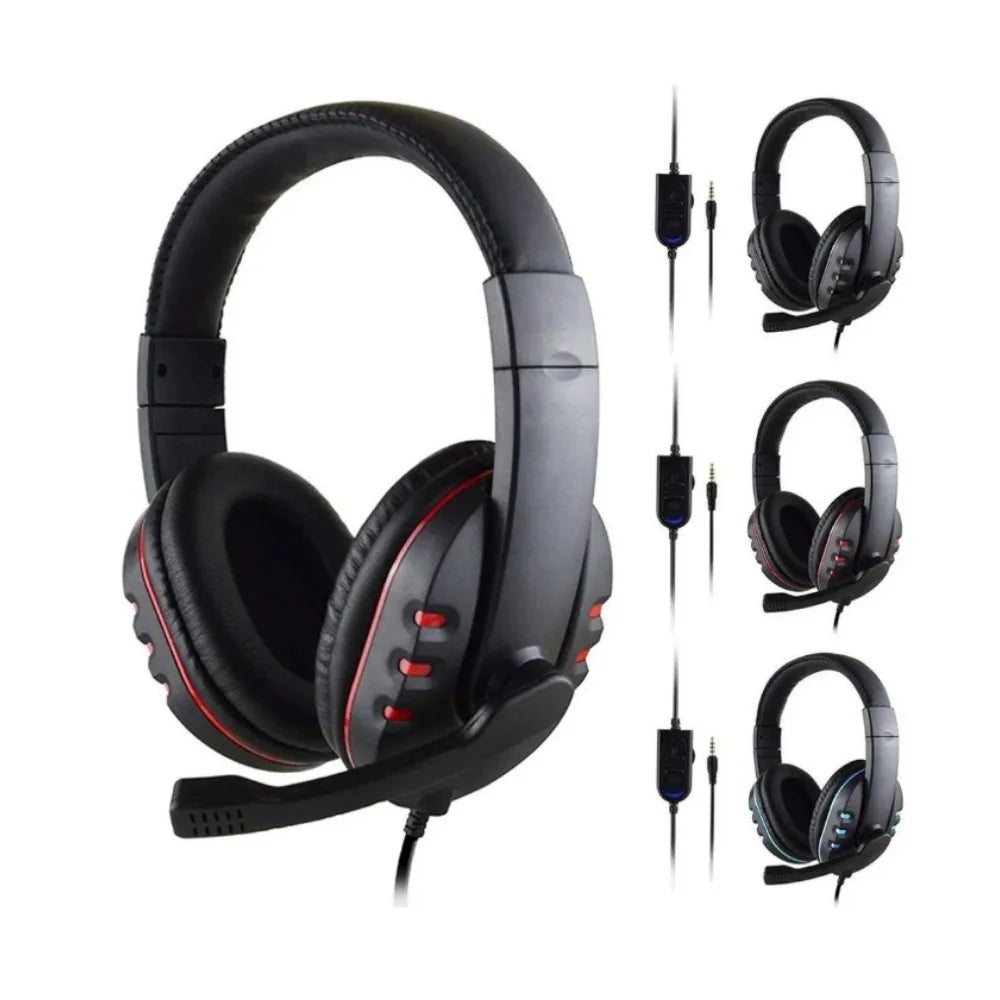 Cuffie Gaming Cablate 3.5 mm con Microfono e Riduzione Rumore