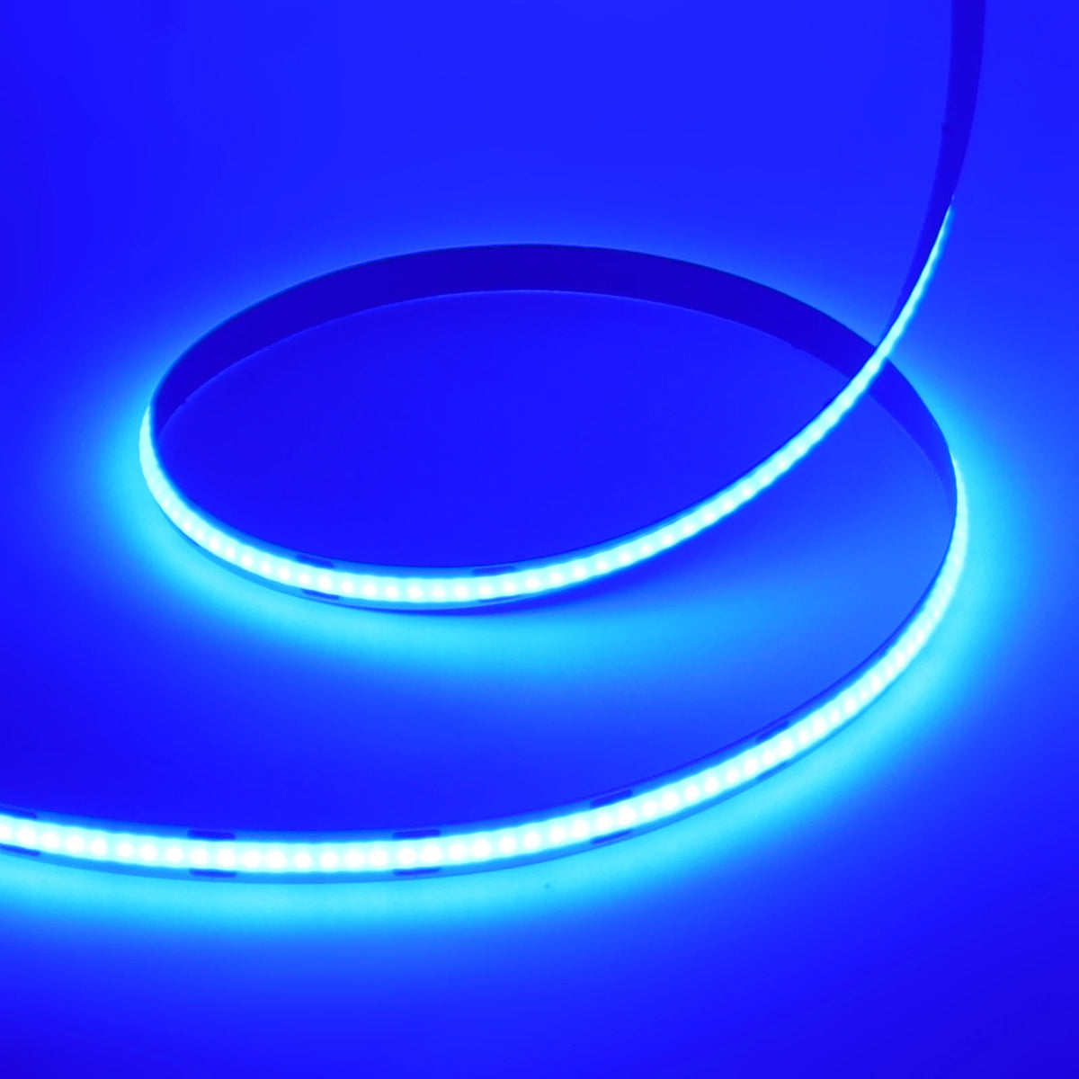 Striscia LED COB 12V flessibile 3‑5‑8 mm, 0,5‑5 m, 9 colori, alta resa cromatica