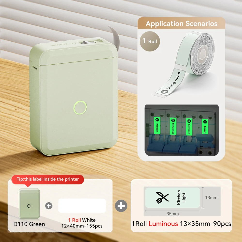 Stampante termica portatile Mini wireless per etichette adesive