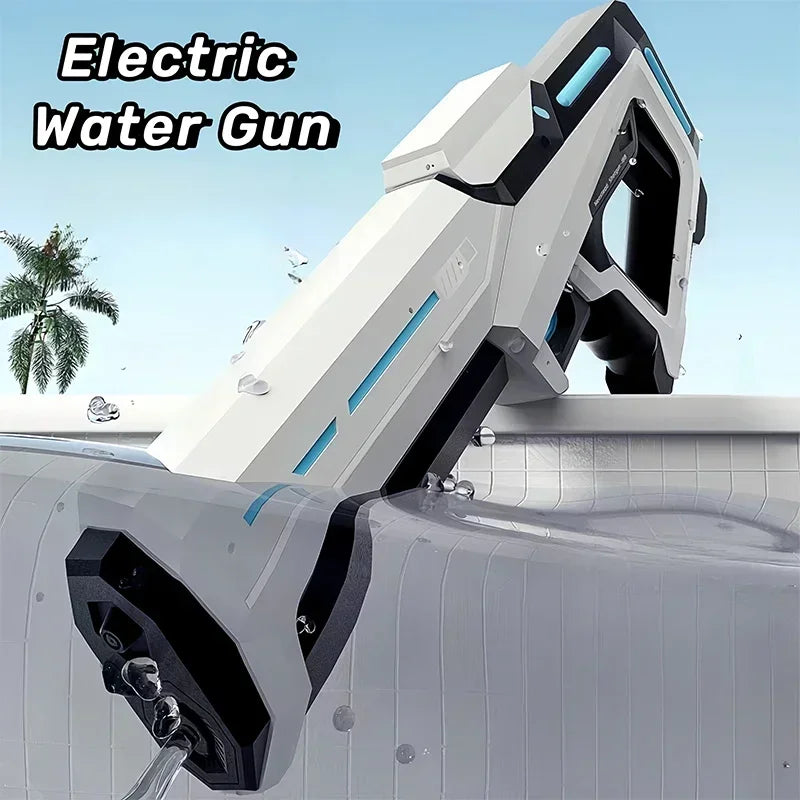 Pistola d'Acqua Elettrica per Adulti, Spruzzo Potente, Portata 8 m