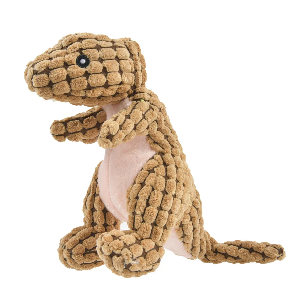 Giocattolo Plush Dinosauro per Cani - Gioco Masticazione Interattivo